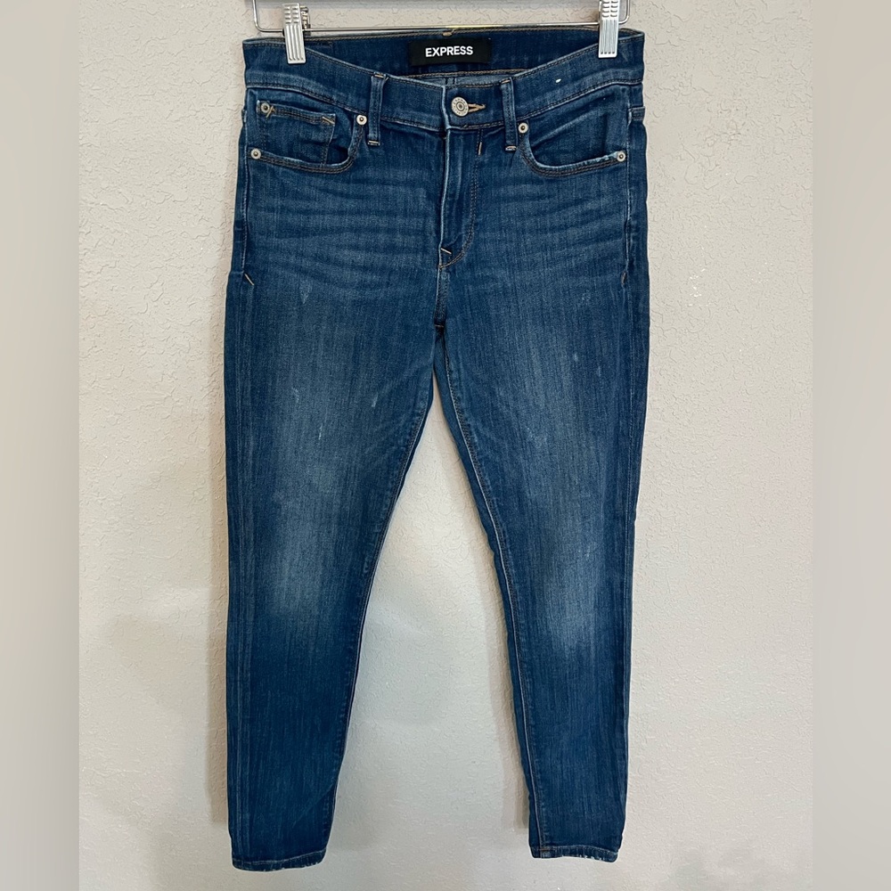 Express Mid Rise Stretch Legging Jeans